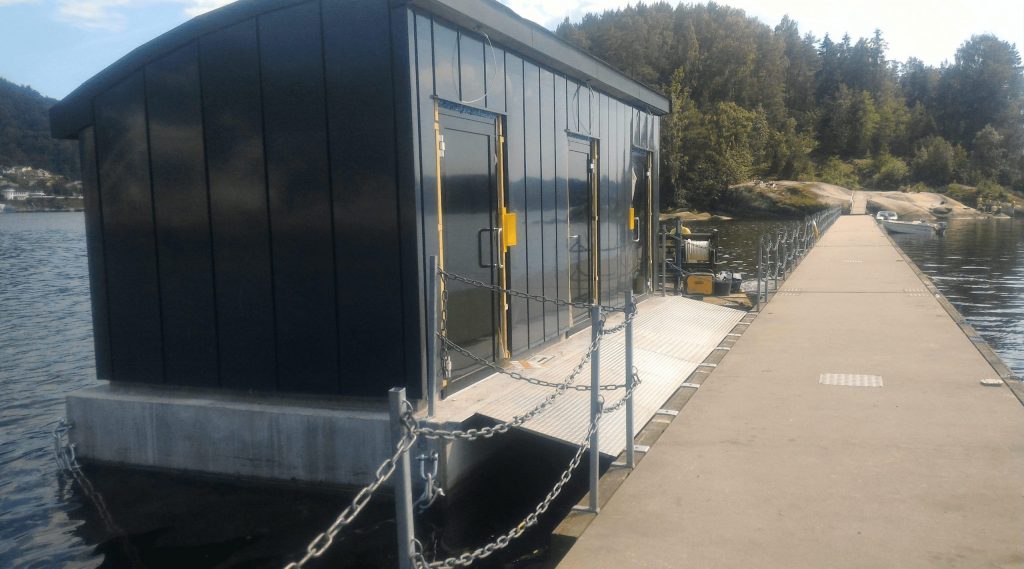 Toalettbrygge, Olavsberget, Porsgrunn Kommune